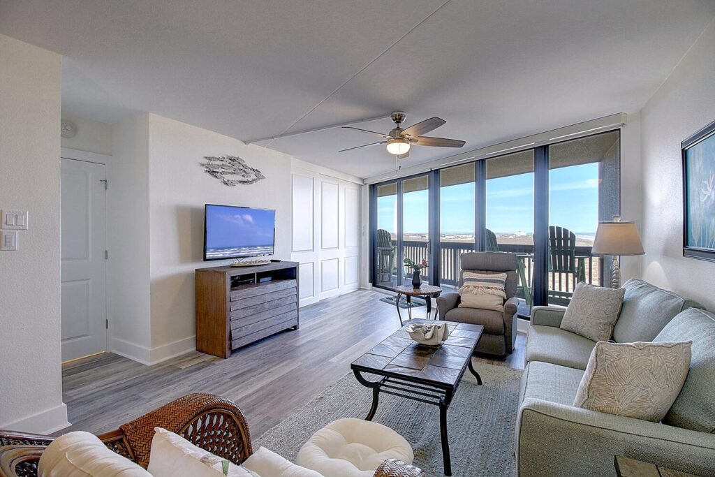 Living space in one of our Port A rentals